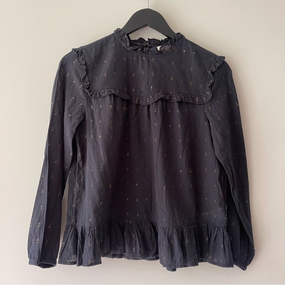 JOIE GIANELLA RUFFLE TOP - Picture 2 of 7